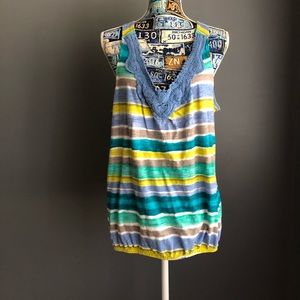 Lane Bryant sleeveless top, v neck, plus size